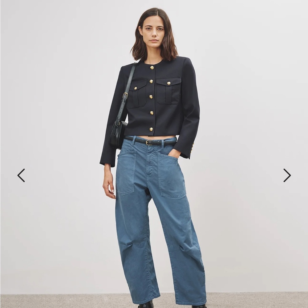 Nili Logan Shon Pant Cadet Blue